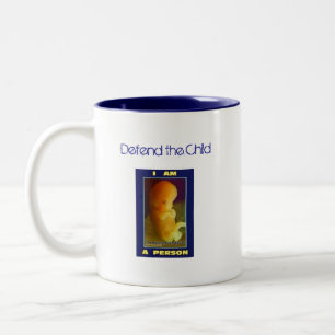Taza Bicolor IAAP defienden al niño