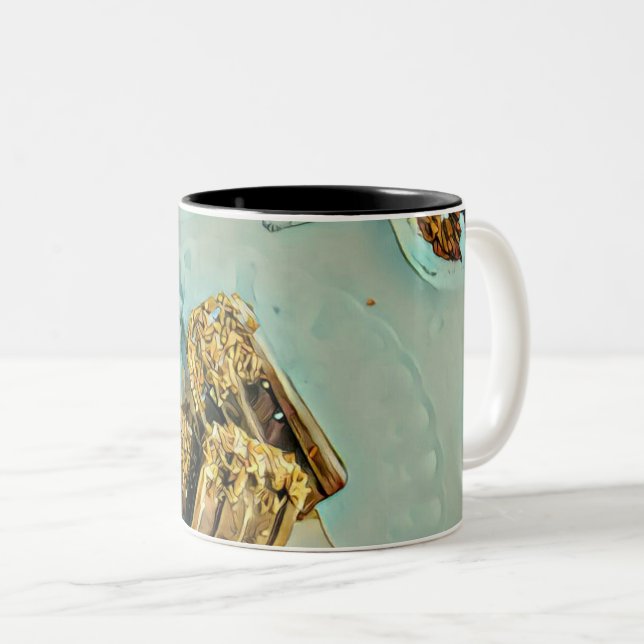 Taza Bicolor Ice cream cake (Anverso derecho)