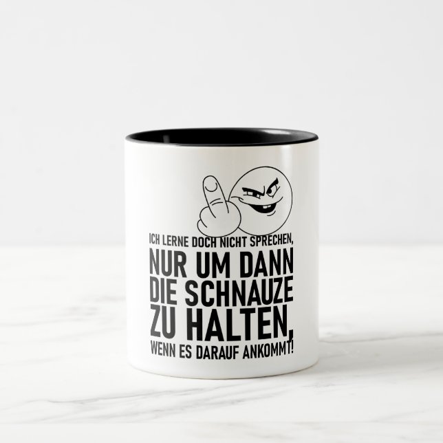 TAZA BICOLOR ICH LERNE DOCH NICHT SPRECHEN (Centro)