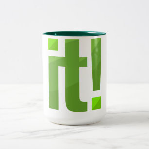 Taza Bicolor Icono de TI Café Mug