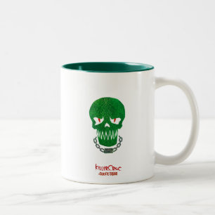 Taza Bicolor Icono principal de Croc del asesino del pelotón e