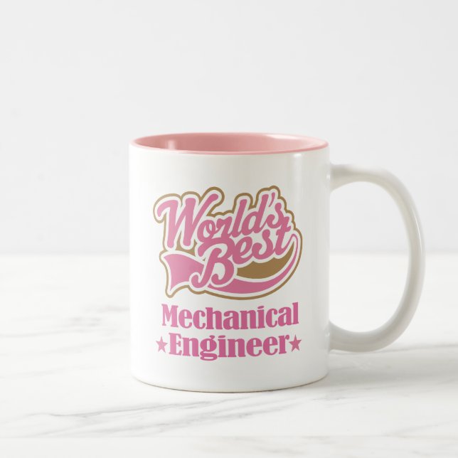 Taza Bicolor Idea del regalo del ingeniero industrial (Derecha)