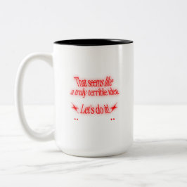 Taza Bicolor Idea Terrible