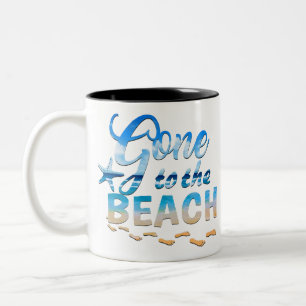 Taza Bicolor Ido a la playa