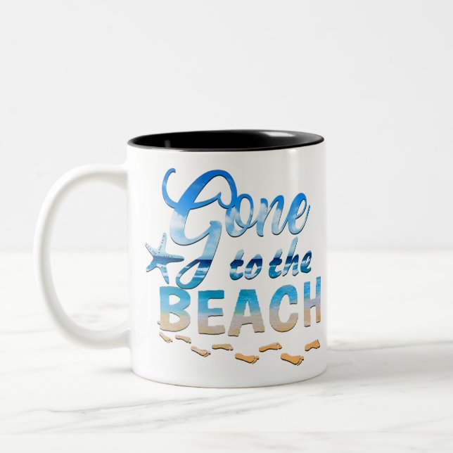 Taza Bicolor Ido a la playa (Izquierda)