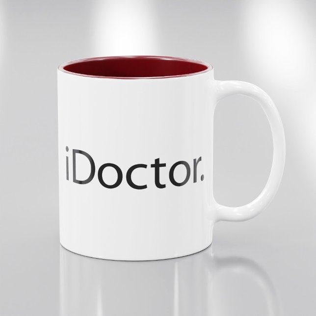 Taza Bicolor iDoctor (Subido por el creador)