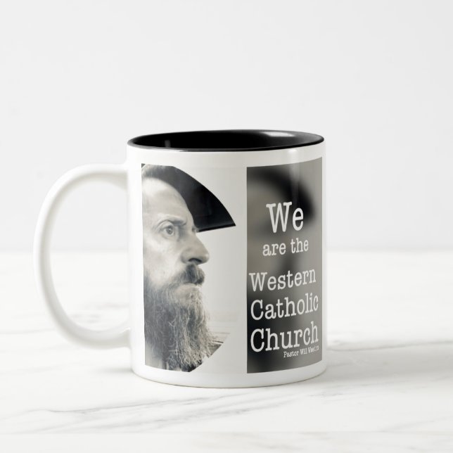 Taza Bicolor Iglesia católica occidental (Izquierda)