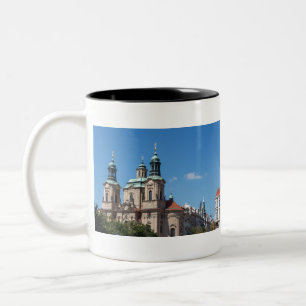 Taza Bicolor Iglesia de San Nicolás en Praga