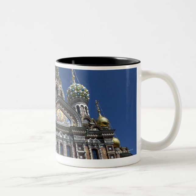 Taza Bicolor Iglesia de St Petersburg, Rusia (Derecha)