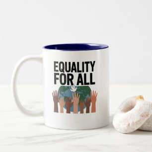 Taza Bicolor Igualdad Para Todos – Día de los Derechos Humanos