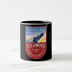 Taza Bicolor Illinois Dos Tones Coffee Mug
