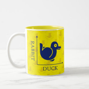 Taza Bicolor Ilusión de conejo de pato