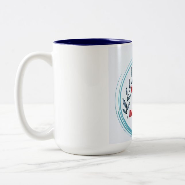 Taza Bicolor "Ilusión óptica (Izquierda)