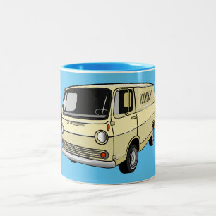 Taza Bicolor Ilustracion clásico van personalizado