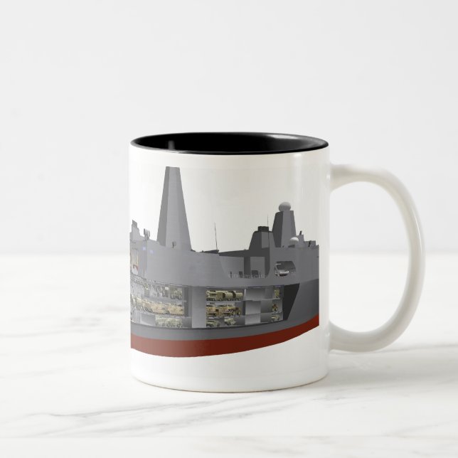 Taza Bicolor Ilustracion Cutaway (Derecha)