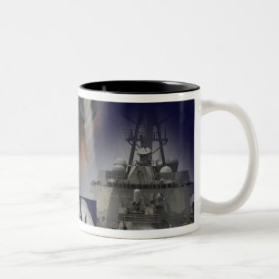 Taza Bicolor Ilustracion de los miembros de la tripulación