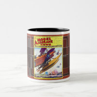 Ilustracion DE MAG DE AVIACIÓN MODELO DE VINTAGE 1