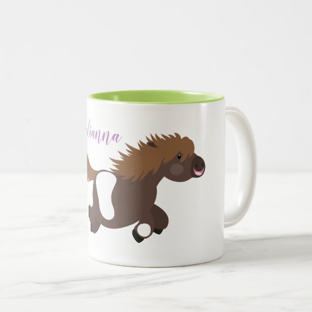 Taza Bicolor Ilustracion de personalizado de brey chiringuitos (Anverso derecho)