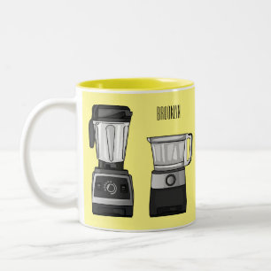 Taza Bicolor Ilustracion de personalizado de procesador y mezcl