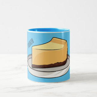 Taza Bicolor Ilustracion personalizado de Cheesecake