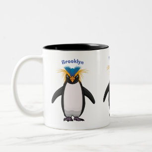 Taza Bicolor Ilustracion personalizado de los macarrones de pin