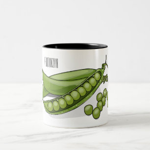 Taza Bicolor Ilustracion personalizado de Pea