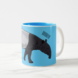 Taza Bicolor Ilustracion personalizado Tapir