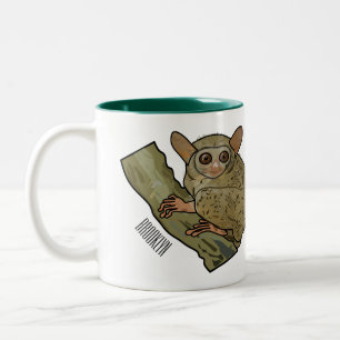 Taza Bicolor Ilustracion personalizado Tarsier