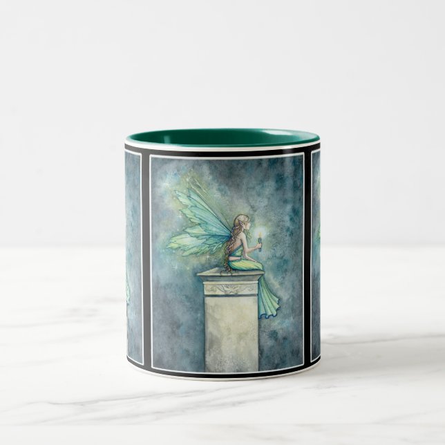 Taza Bicolor "ilustraciones de molly harrison" (Centro)
