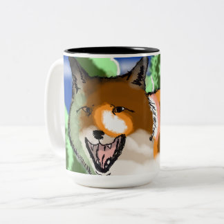 Taza Bicolor Imagen de Fox de nuevo