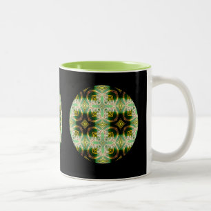 Taza Bicolor Imagen de Shamrock para dos tonos de mugre