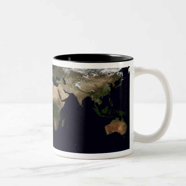 Taza Bicolor Imagen global de nuestro mundo (Derecha)