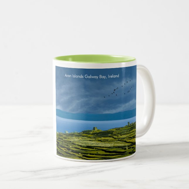 Taza Bicolor Imagen irlandesa para dos tontos (Anverso derecho)