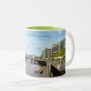 Taza Bicolor Imagen irlandesa para dos tontos