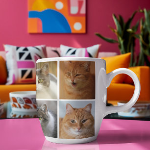 Taza Bicolor Imagen personalizada de Collage personalizado en I