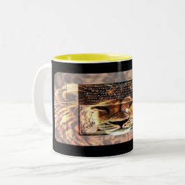 Taza Bicolor Imágenes de las Escrituras: El Decreto del León |