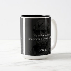 Taza Bicolor Imaginación y sufrimiento: Séneca sobre la percepc