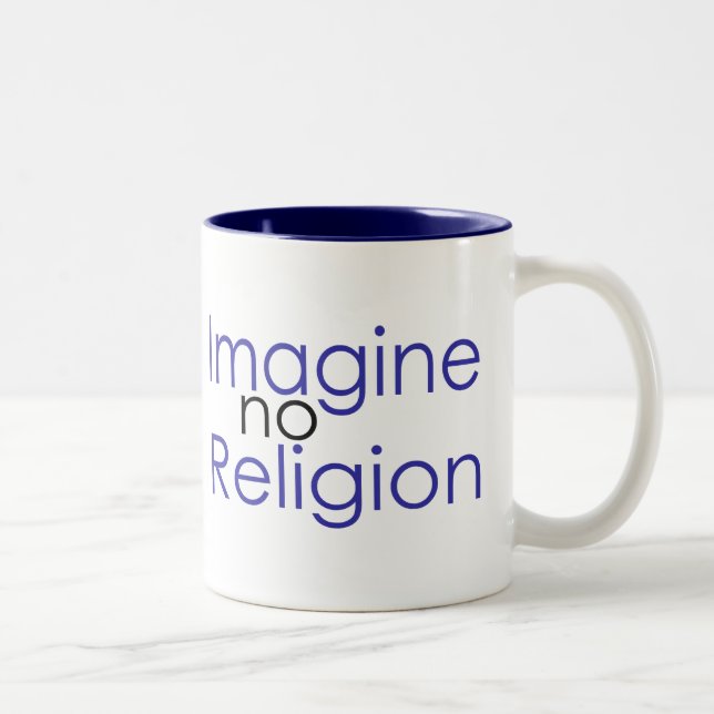 Taza Bicolor Imaginen no religión (Derecha)