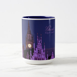 Taza Bicolor Imán de Foto Flexible