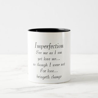 Taza Bicolor Imperfección-Véame como soy