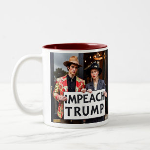 Taza Bicolor Impetar a Trump