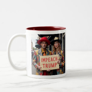 Taza Bicolor Impetar a Trump