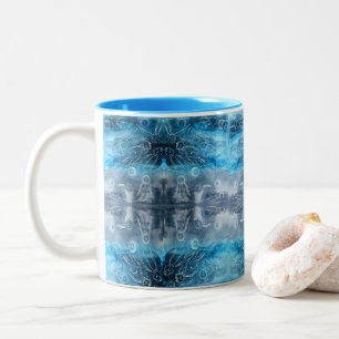 Taza Bicolor Impresión de batiburritas de la medusa de la luna