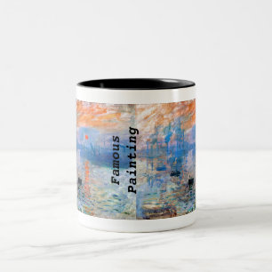 Taza Bicolor Impresión de Claude Monet, amanecer (1872)