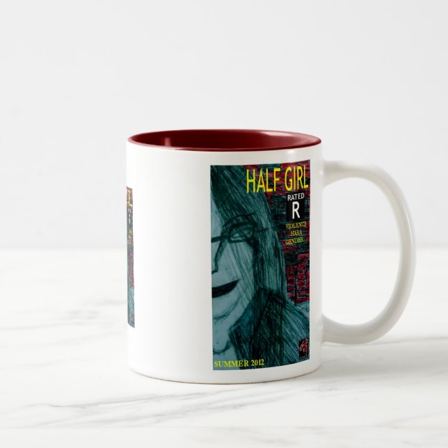 Taza Bicolor impresión media chica (Derecha)