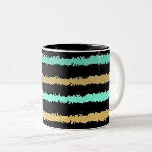 Taza Bicolor Impresionante patrón de verano