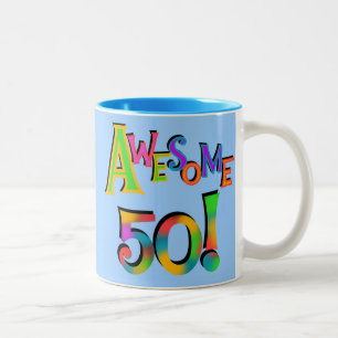Taza Bicolor Impresionantes camisetas de cumpleaños y regalos