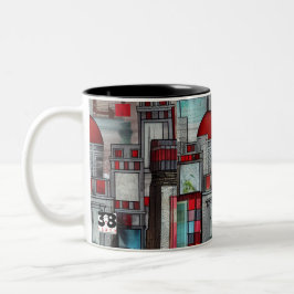 Taza Bicolor Impresiones de arquitectura