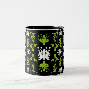 Taza Bicolor Impresiones de decoración casera de estilo Art Nou