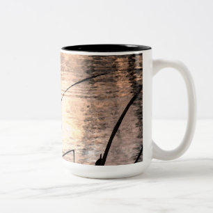 Taza Bicolor Impresiones de la charca